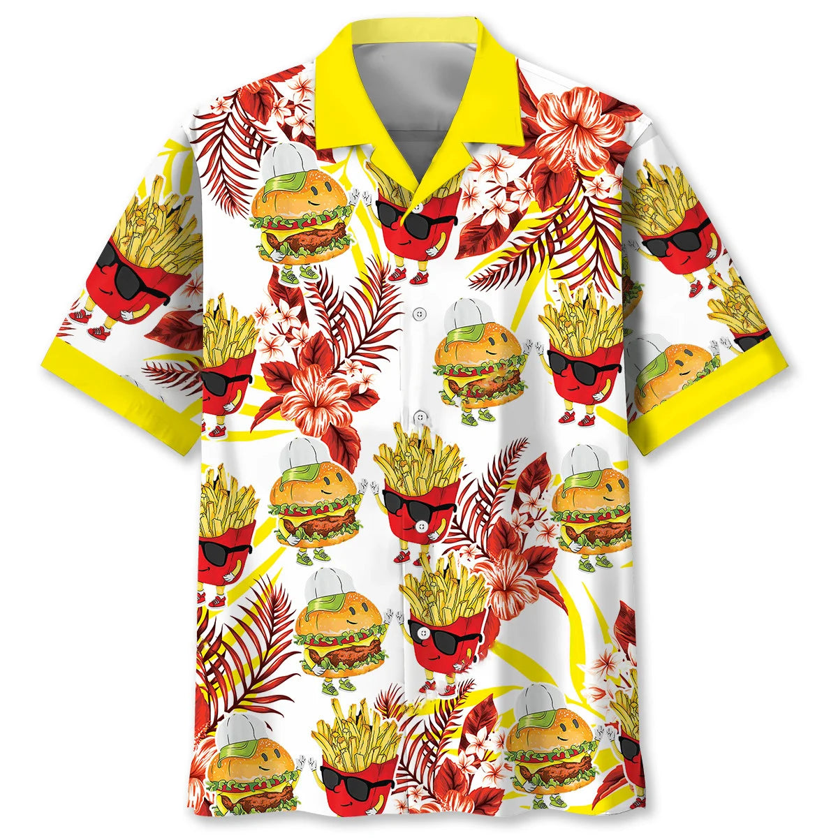 Cool Fun Combo Snacks Hawaiian Shirt