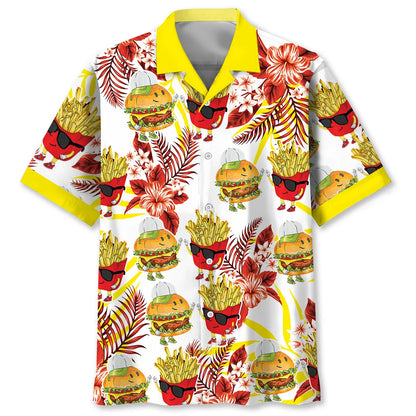 Cool Fun Combo Snacks Hawaiian Shirt