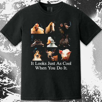 Funny Animals Smoking Shirt – It Looks Just As Cool When You Do It (view 12)