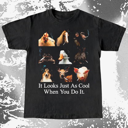 Funny Animals Smoking Shirt – It Looks Just As Cool When You Do It (view 14)