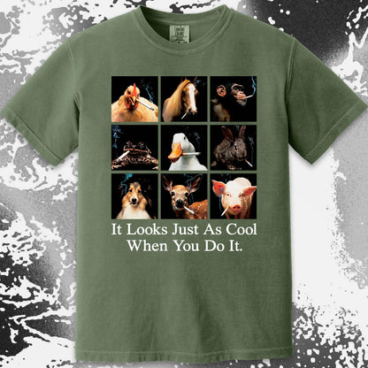 Funny Animals Smoking Shirt – It Looks Just As Cool When You Do It (view 18)