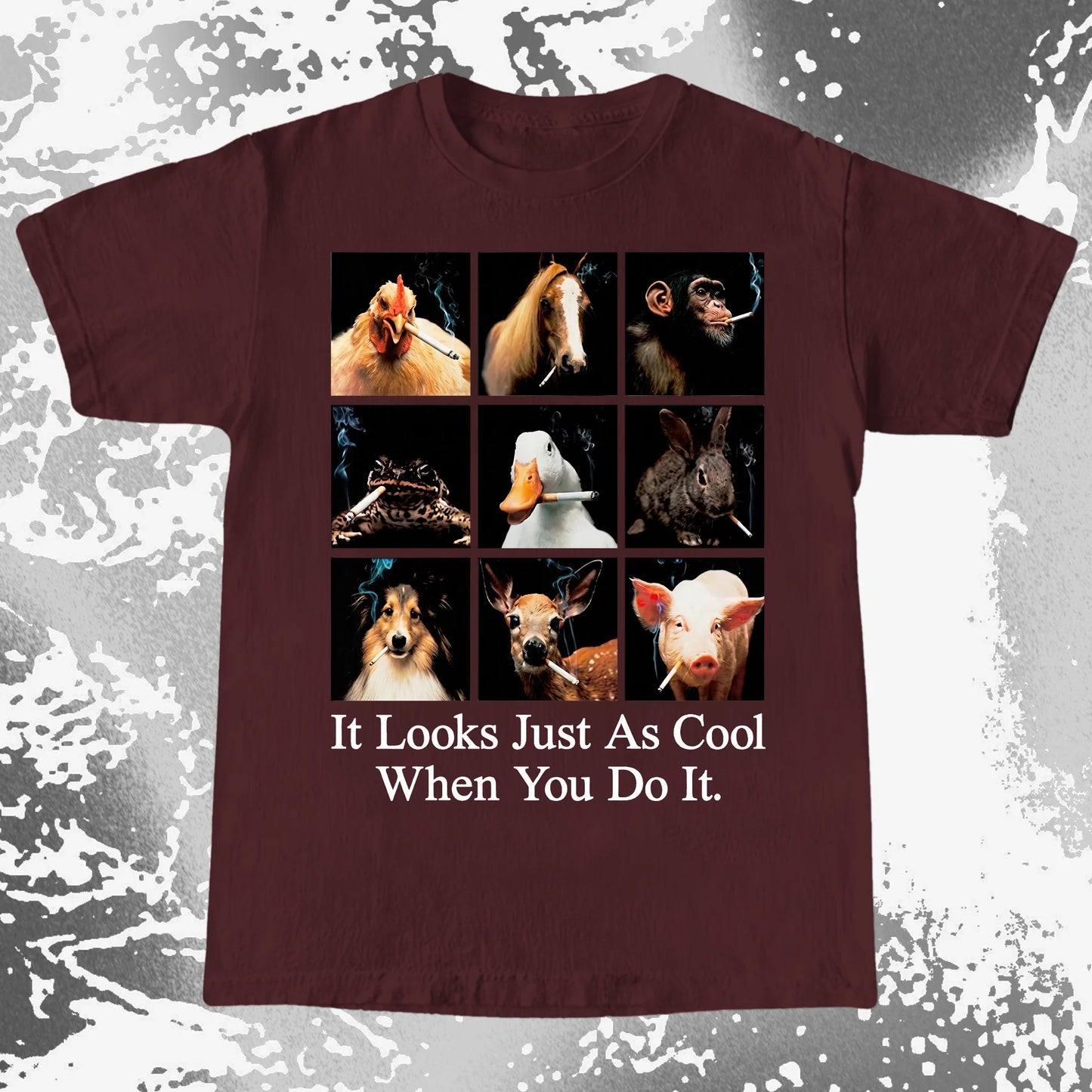 Funny Animals Smoking Shirt – It Looks Just As Cool When You Do It (view 16)