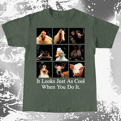 Funny Animals Smoking Shirt – It Looks Just As Cool When You Do It (view 17)