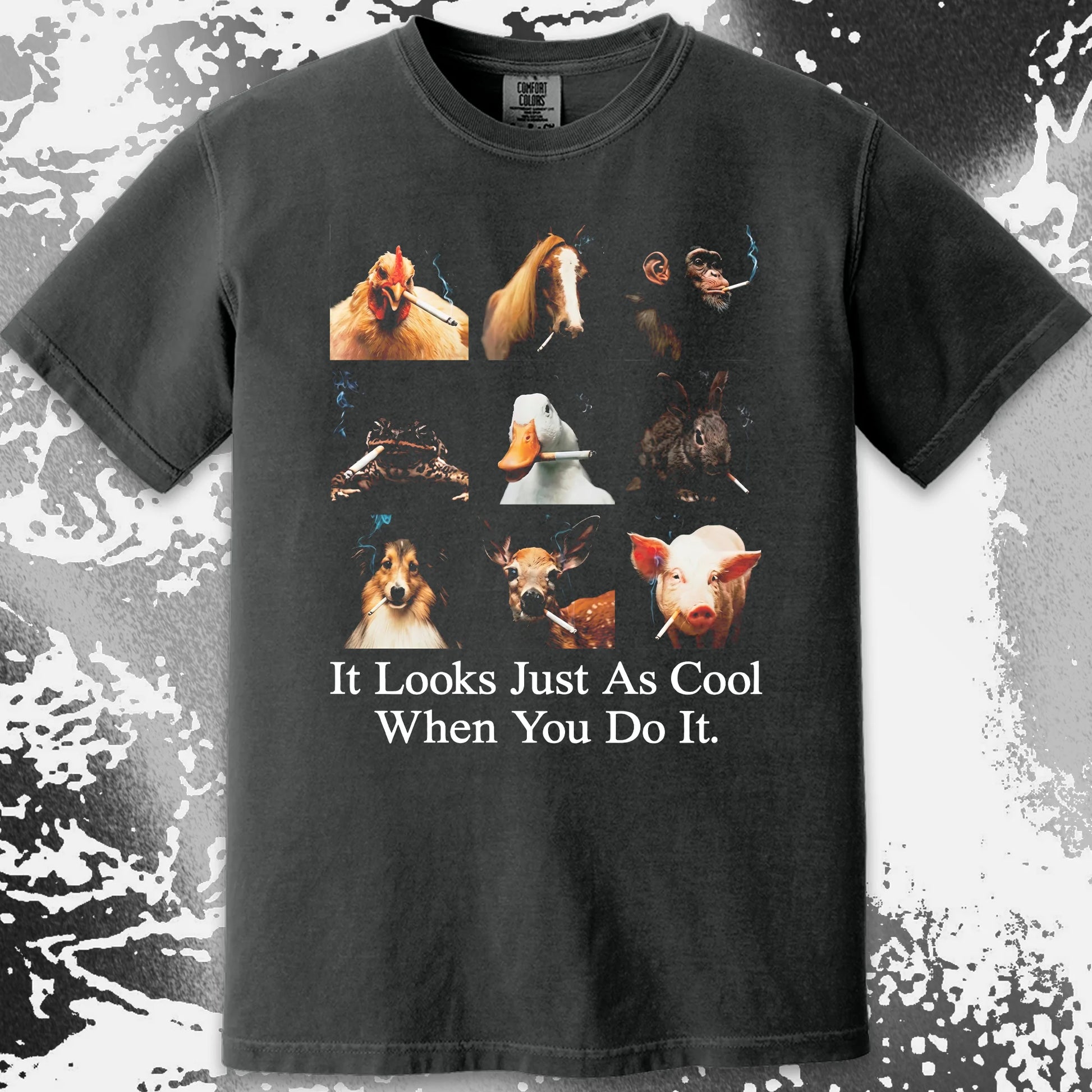 Funny Animals Smoking Shirt – It Looks Just As Cool When You Do It (view 4)