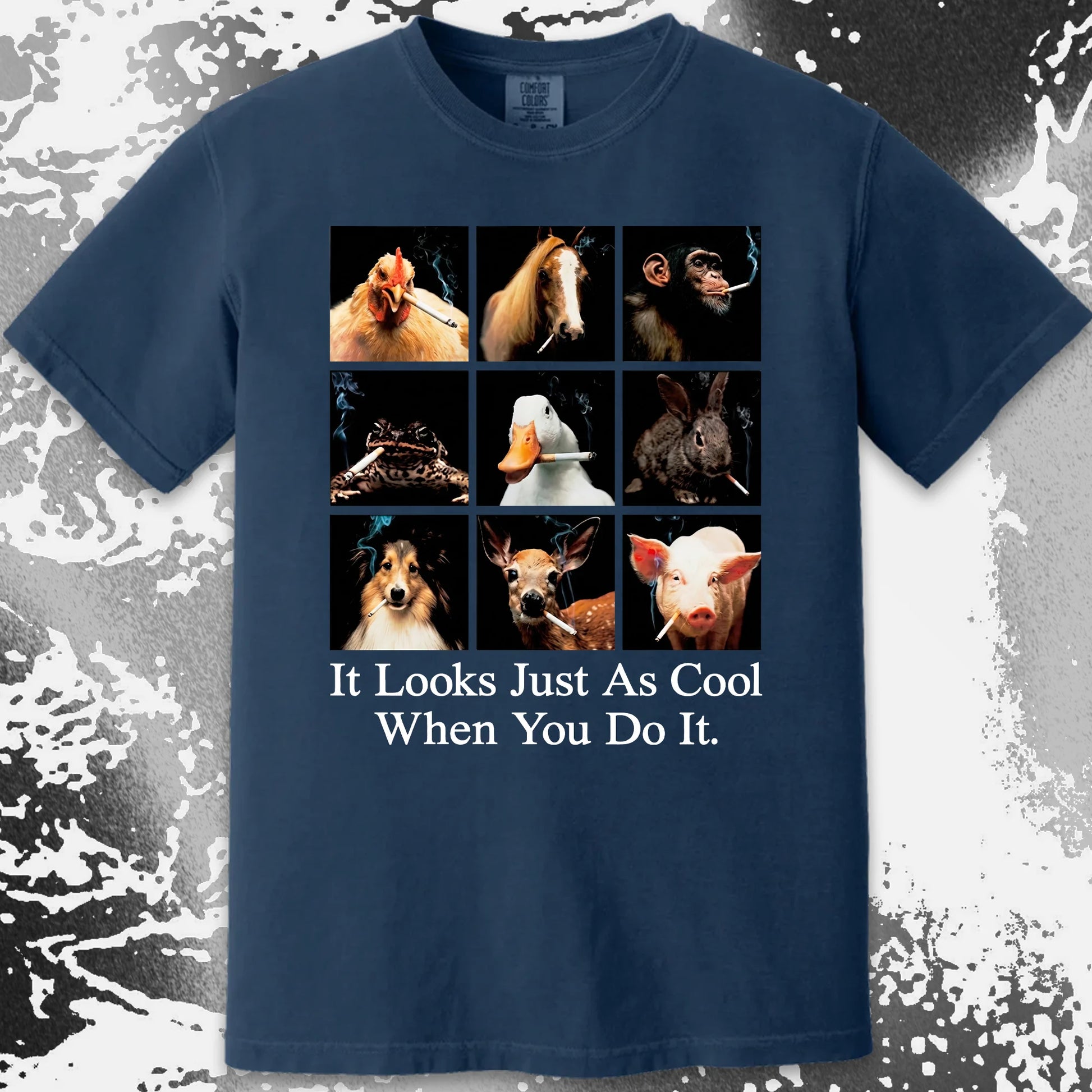 Funny Animals Smoking Shirt – It Looks Just As Cool When You Do It (view 5)