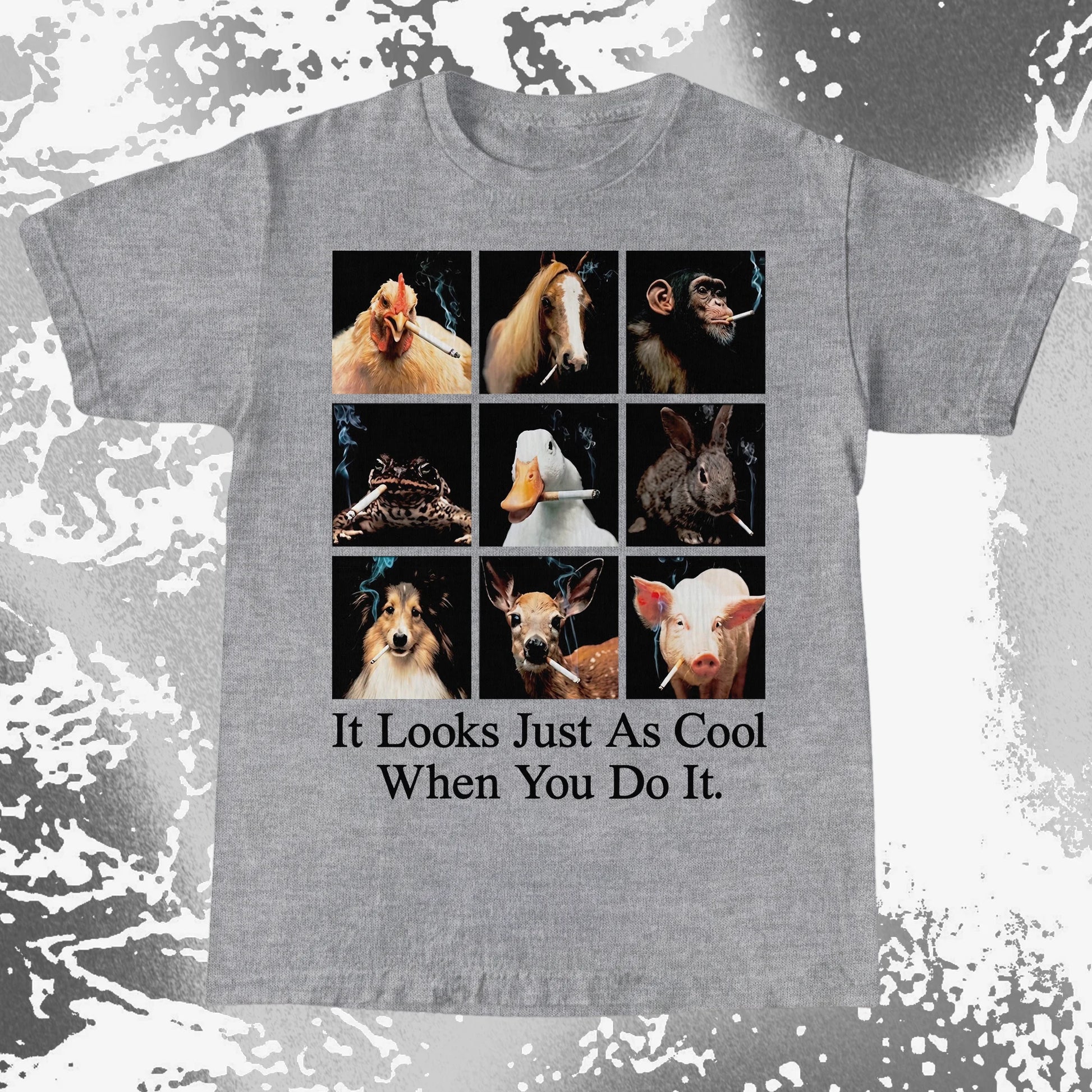 Funny Animals Smoking Shirt – It Looks Just As Cool When You Do It (view 7)