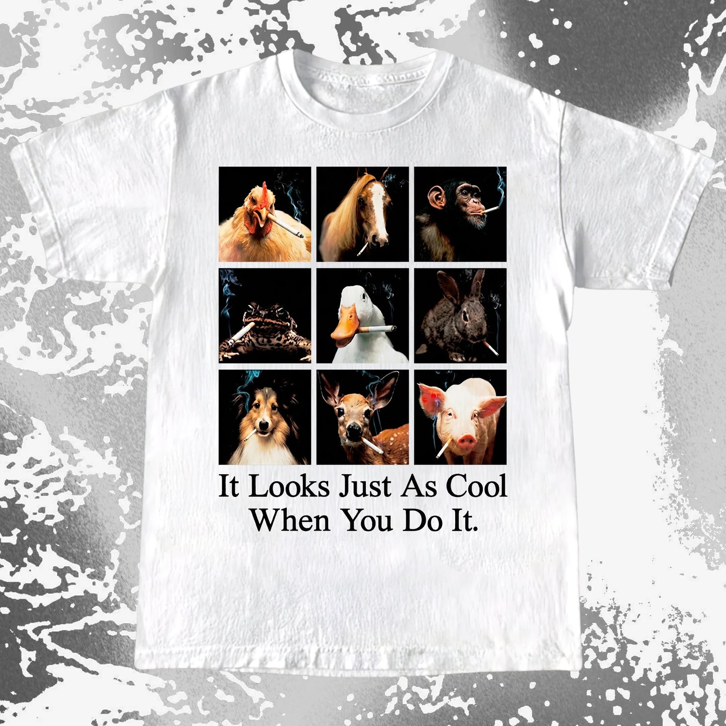 Funny Animals Smoking Shirt – It Looks Just As Cool When You Do It (view 8)