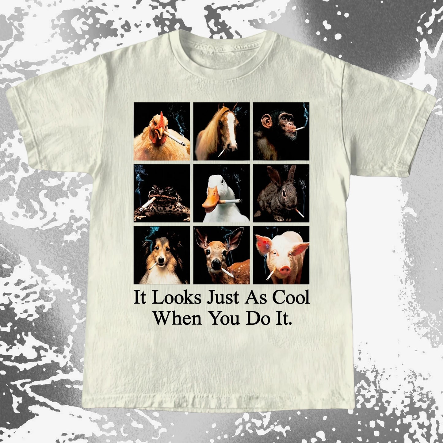 Funny Animals Smoking Shirt – It Looks Just As Cool When You Do It (view 10)