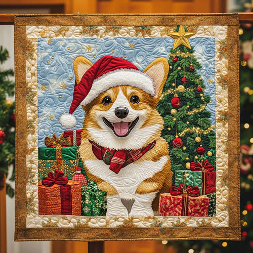 Corgi Wonderland Quilt Blanket