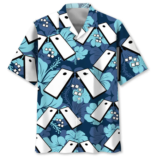 Cornhole Hibiscus Hawaiian Shirt