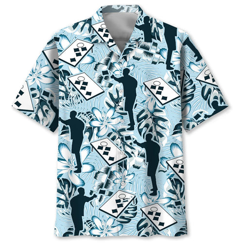 Cornhole Player Hawaiian Shirt