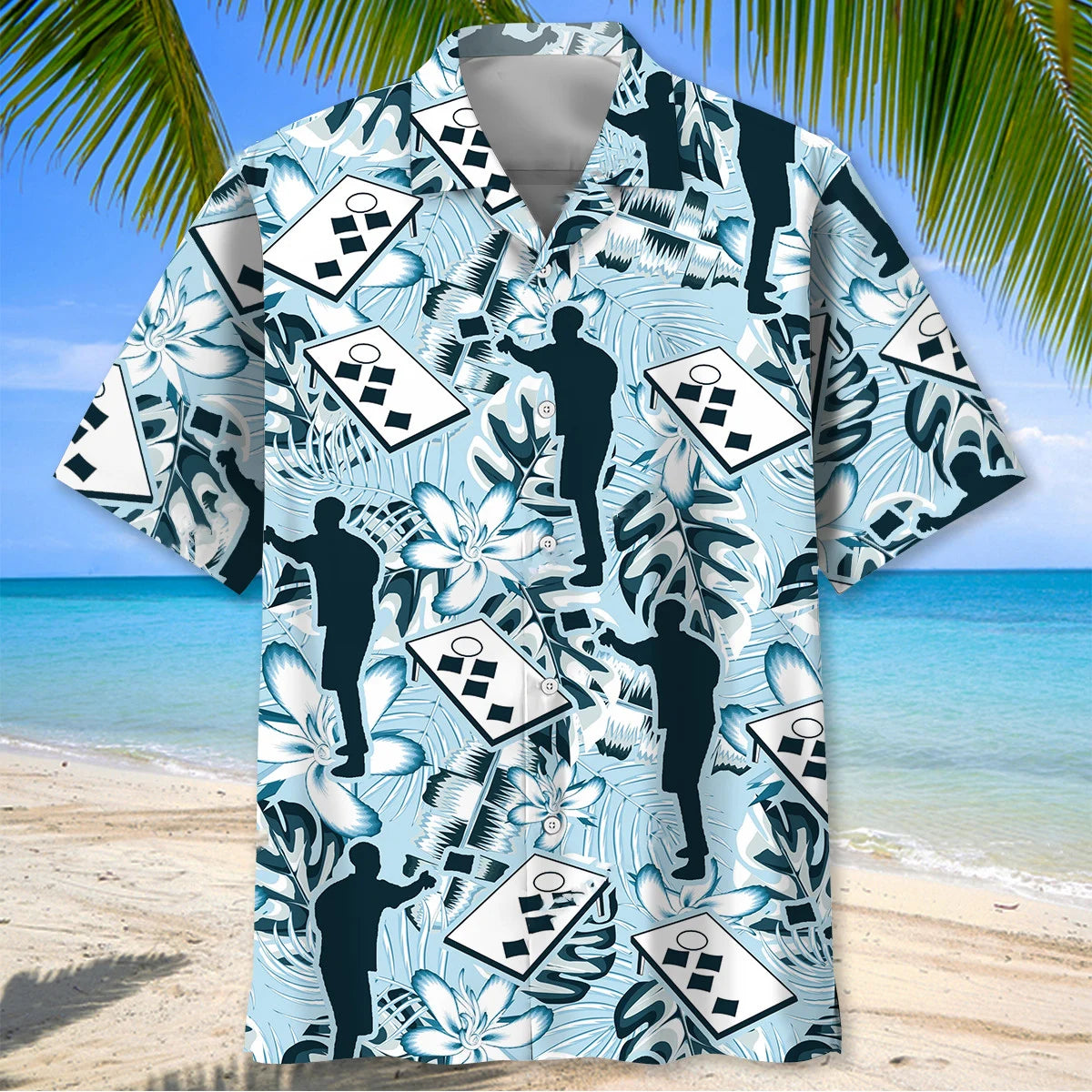Cornhole Player Hawaiian Shirt