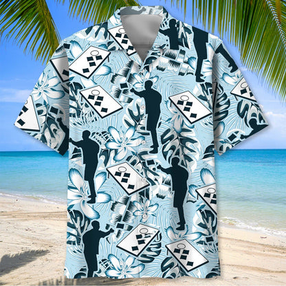 Cornhole Player Hawaiian Shirt