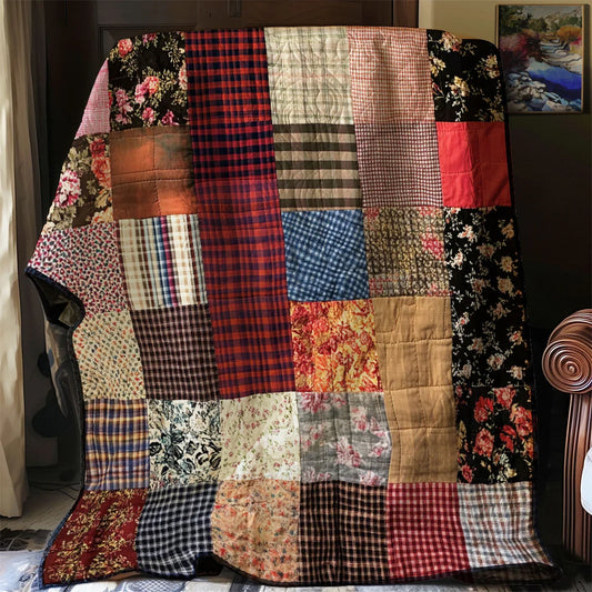 Cottage Cozy Patch Quilt Blanket