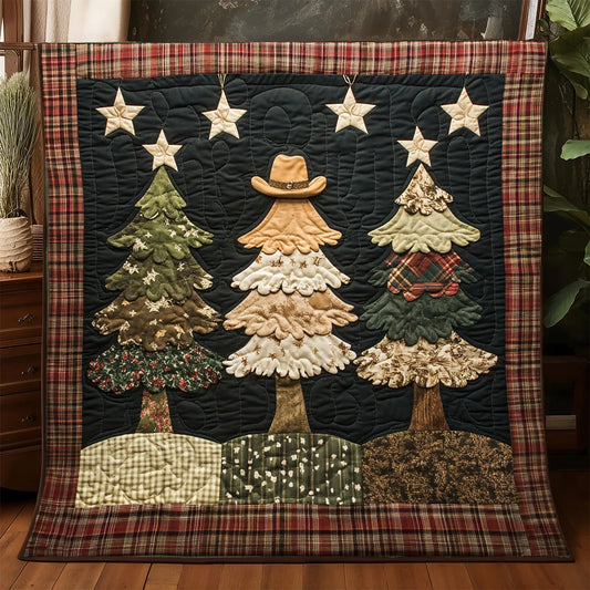 Country Star Christmas Quilt Blanket