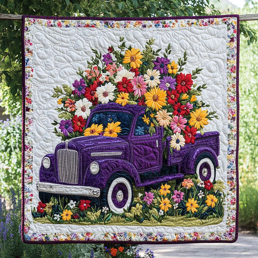 Country Truck Quilt Blanket