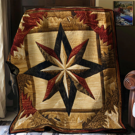 Cowboy Star Quilt Blanket