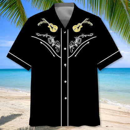 Cowboy Guitar Hawaiian Shirt