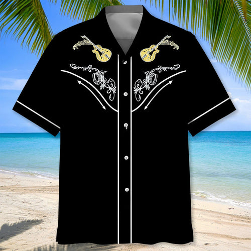 Cowboy Guitar Hawaiian Shirt
