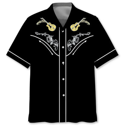 Cowboy Guitar Hawaiian Shirt