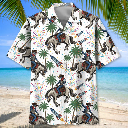 Cowboy Proud of America Hawaiian Shirt
