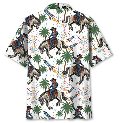Cowboy Proud of America Hawaiian Shirt