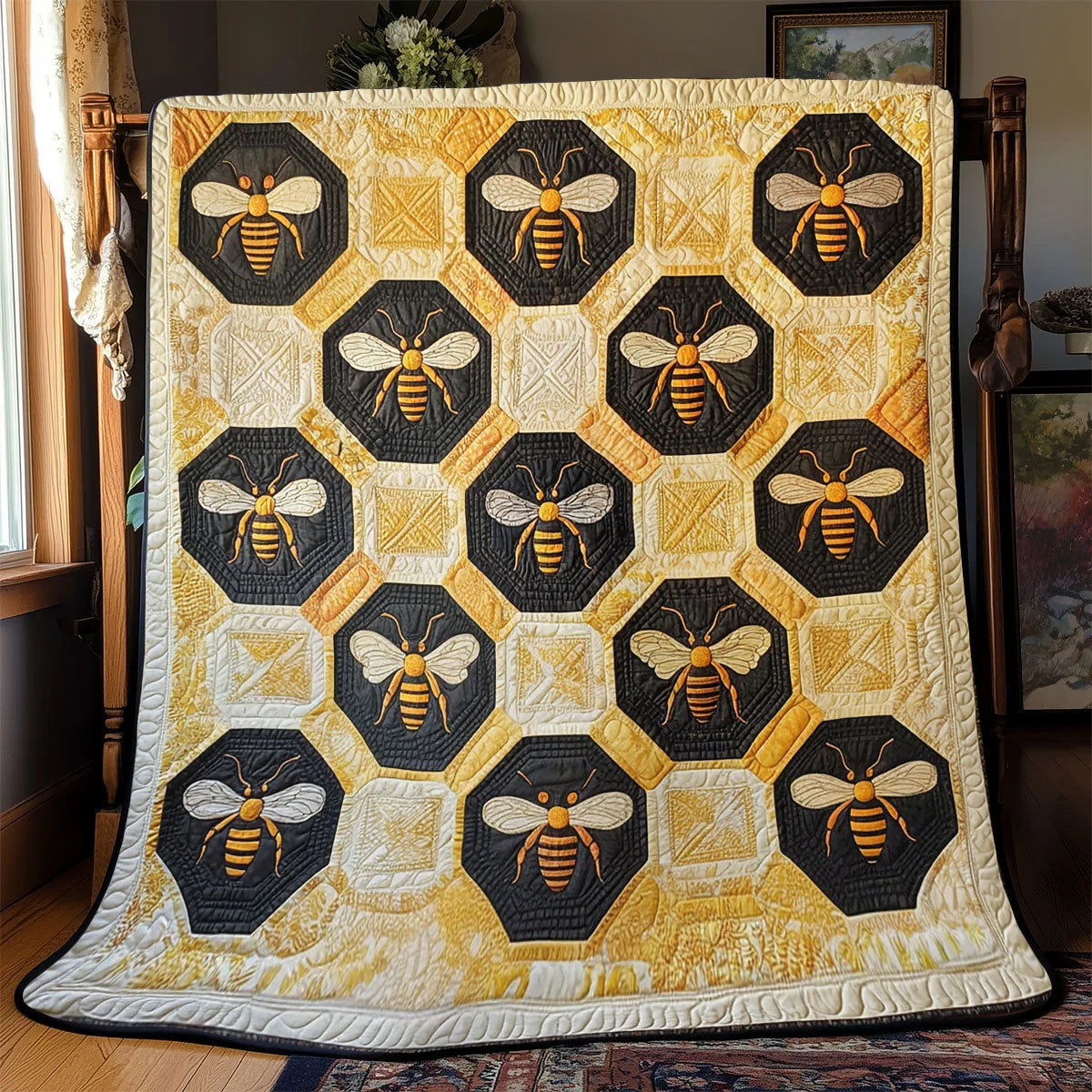 Cozy Bee Quilt Blanket