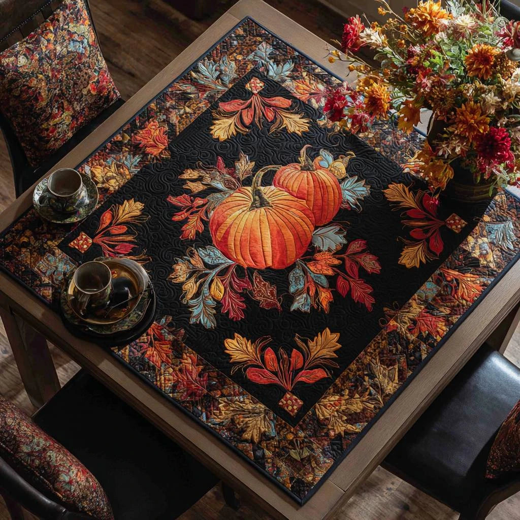 Cozy Carvers Quilted Table Topper
