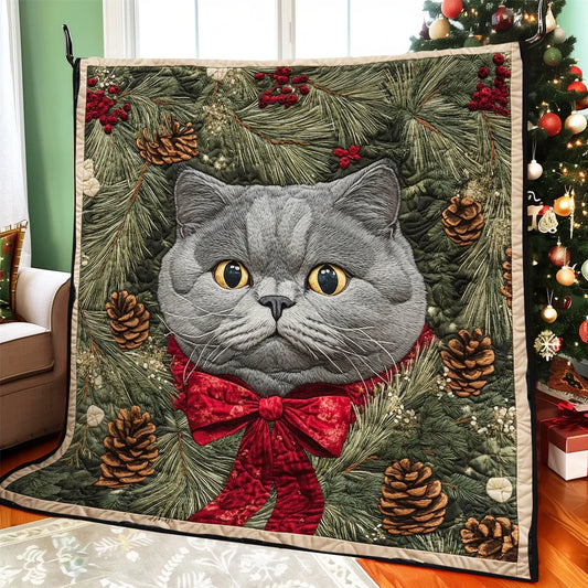 Cozy Cat Charm Quilt Blanket