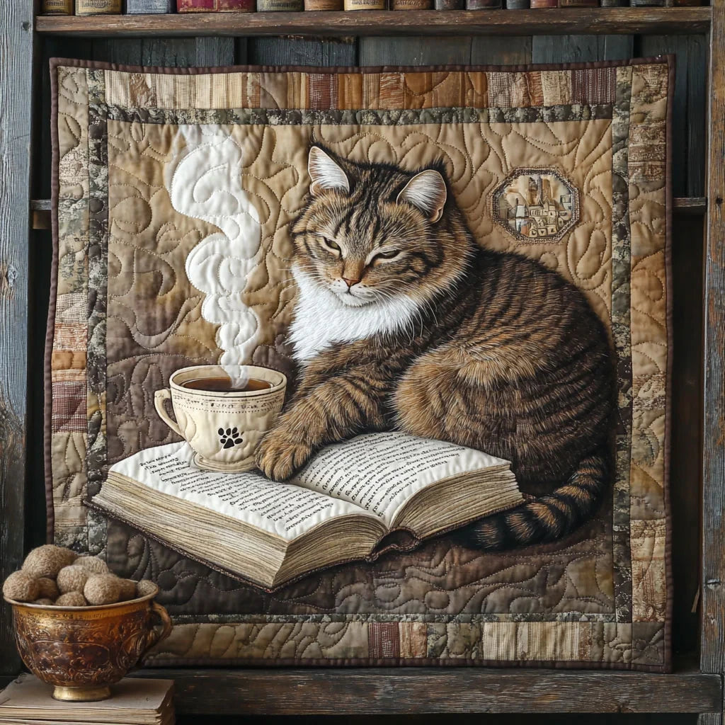 Cozy Cat Corner Quilt Blanket