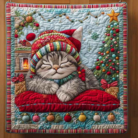 Cozy Cat Quilt Blanket
