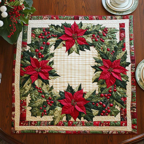 Cozy Cheer Quilted Table Topper
