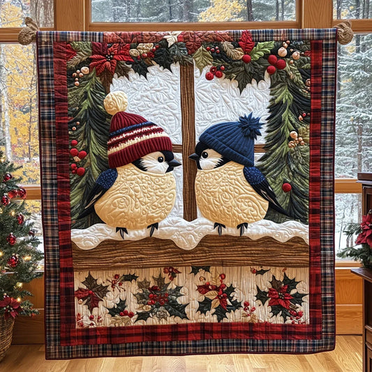 Cozy Chirps Quilt Blanket