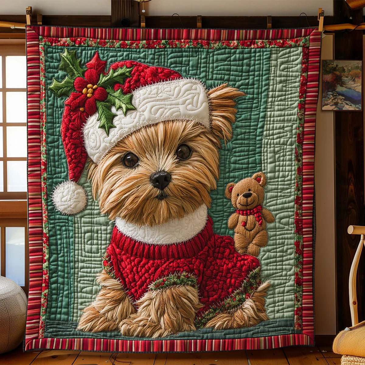 Cozy Christmas Quilt Blanket
