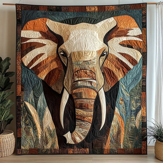 Cozy Elephant Quilt Blanket