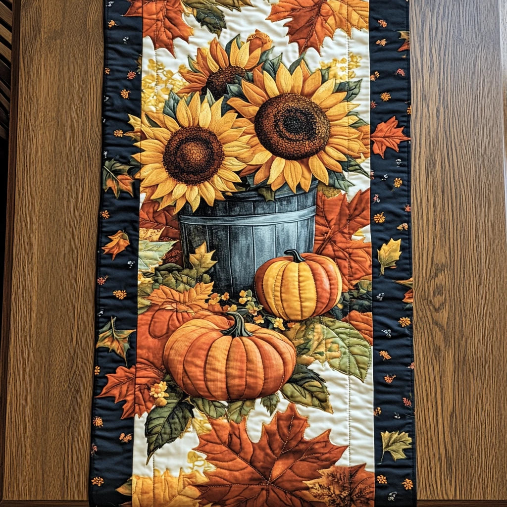 Cozy Fall Quilted Table Runner