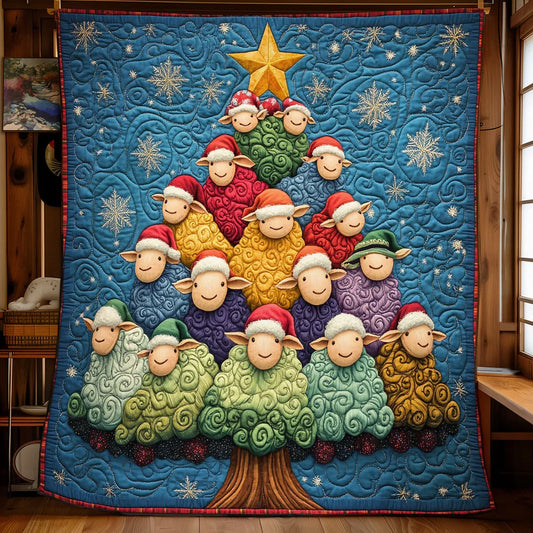 Cozy Flock Quilt Blanket
