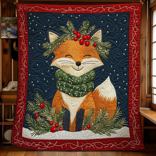 Cozy Fox Quilt Blanket