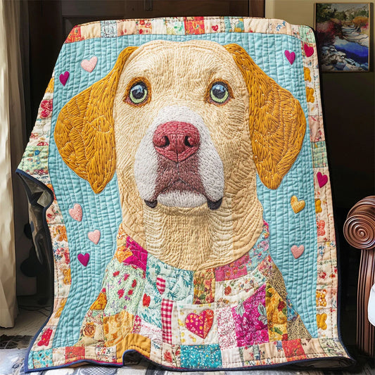 Cozy Labrador Quilt Blanket