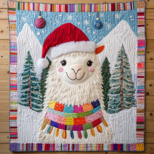 Cozy Llama Quilt Blanket