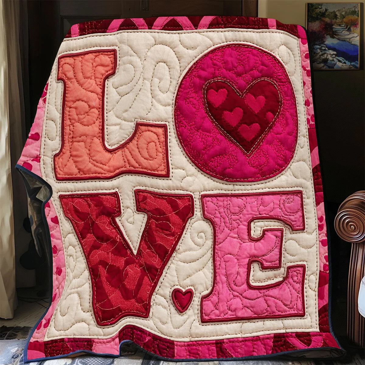 Cozy Love Quilt Blanket