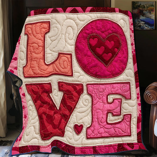 Cozy Love Quilt Blanket