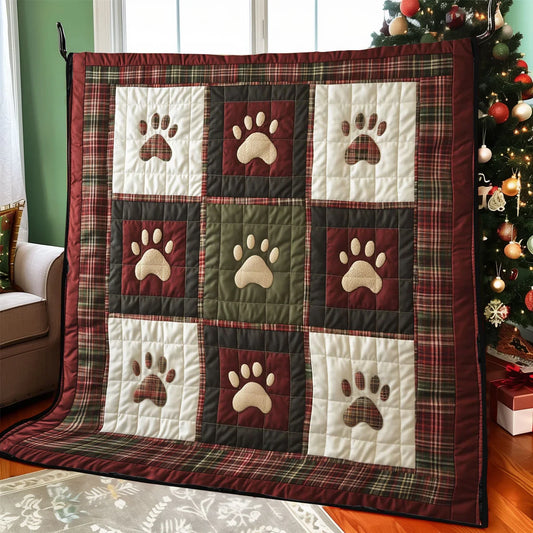 Cozy Paws Quilt Blanket