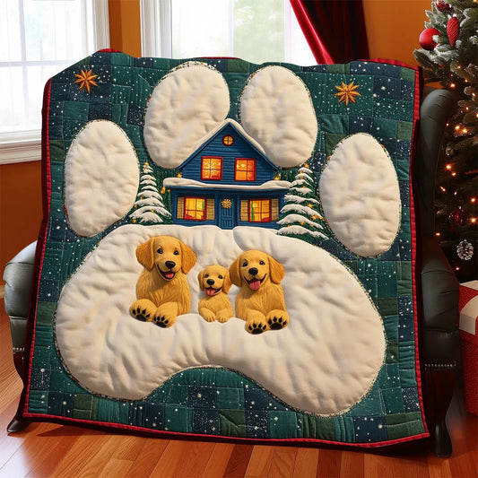 Cozy Paws Quilt Blanket