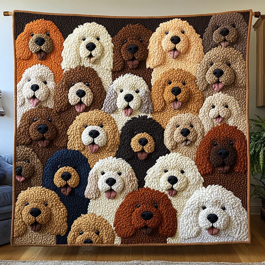 Cozy Pup Quilt Blanket
