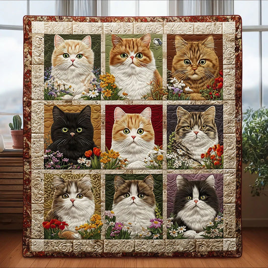 Cozy Purr Quilt Blanket