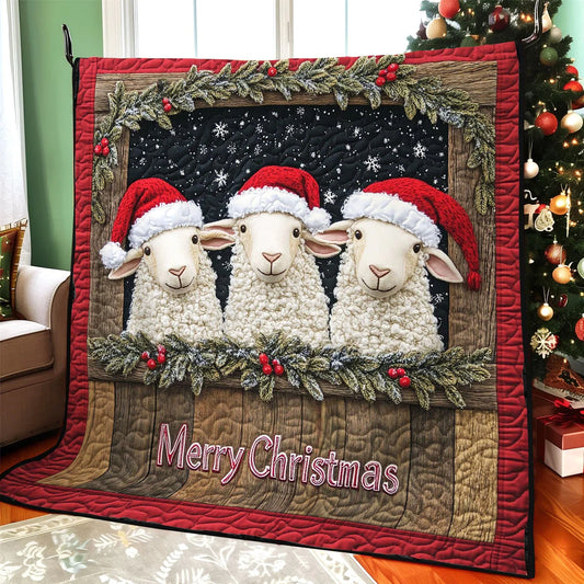 Cozy Sheep Quilt Blanket