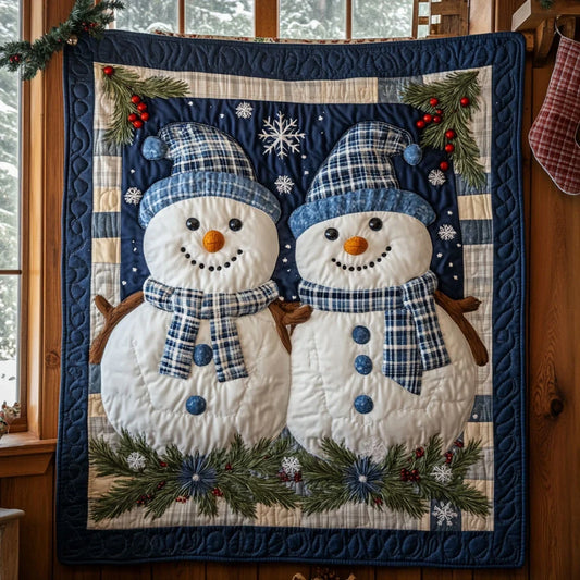 Cozy Snow Quilt Blanket