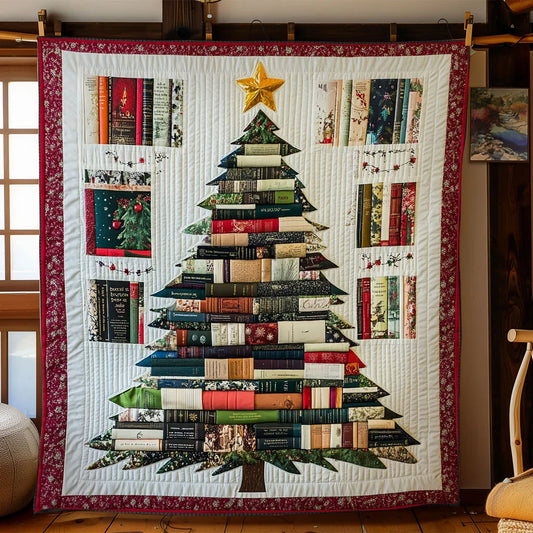 Cozy Tree Book Quilt Blanket
