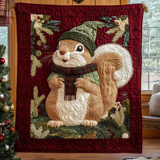 Cozy Whiskers Quilt Blanket